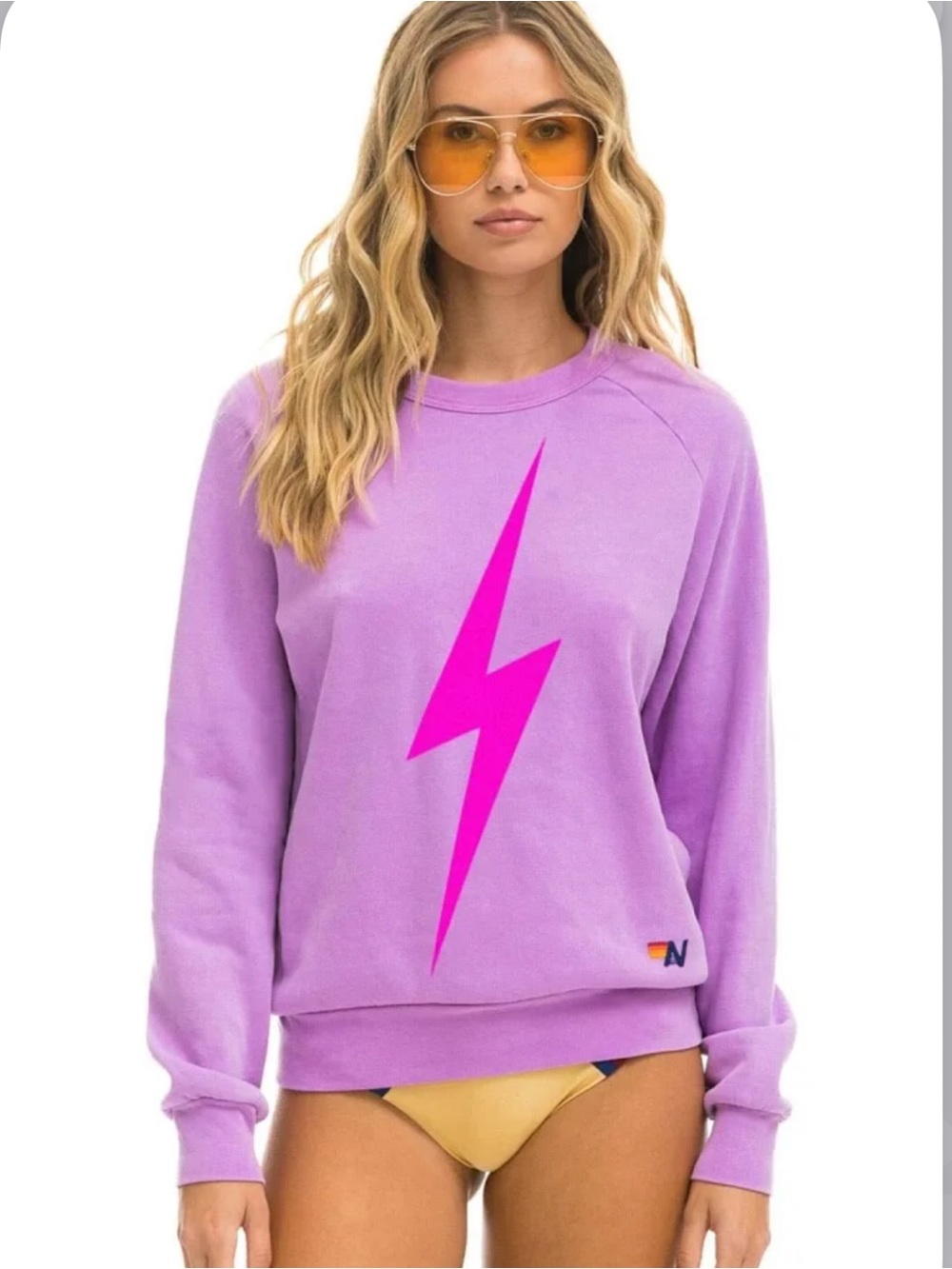 Aviator Nation bolt crew, L